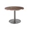 Holland Bar Stool Co 30" Tall OD214 Stainless Steel Table Base 22" Diameter 30" Diameter Rustic Top OD214-2230SSOD30RRustic - alternate 1